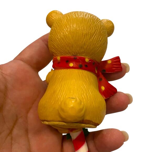 Set of TWO 4" Tall Adorable Vintage Hard Plastic Christmas Stocking Hangers - Picture 12 of 13